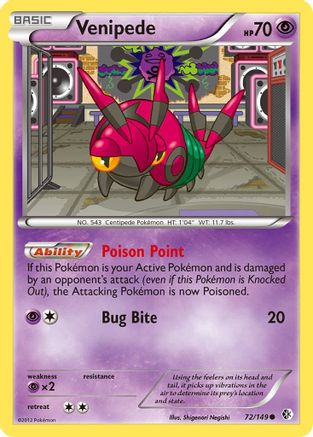 Venipede (72/149) [Boundaries Crossed] - Common