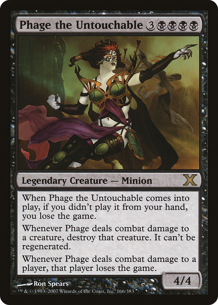 Phage the Untouchable (10E-166) [Tenth Edition] Foil
