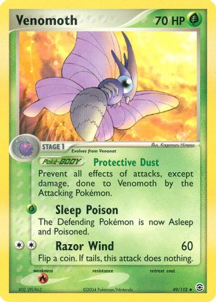 Venomoth (49/112) [FireRed & LeafGreen] - Uncommon