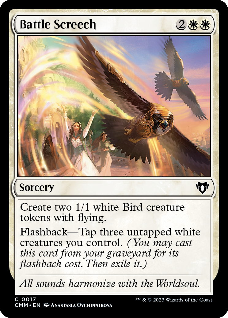 Battle Screech (CMM-017) [Commander Masters]
