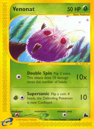 Venonat (112/144) [Skyridge] - Common