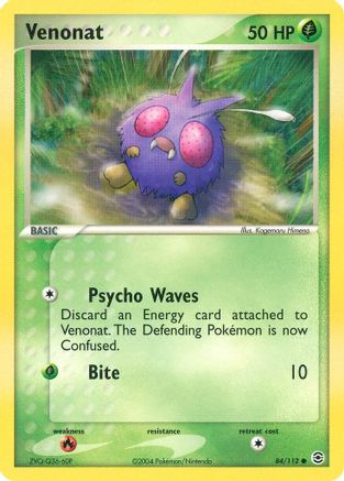 Venonat (84/112) [FireRed & LeafGreen] - Common