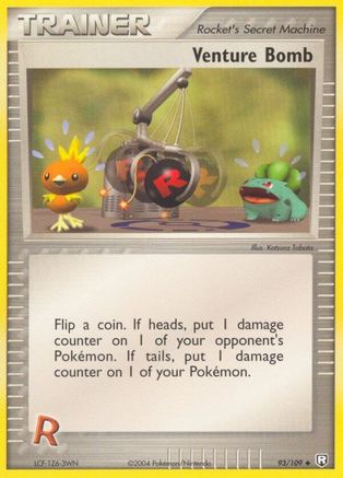 Venture Bomb (093/109) [Team Rocket Returns] - Uncommon