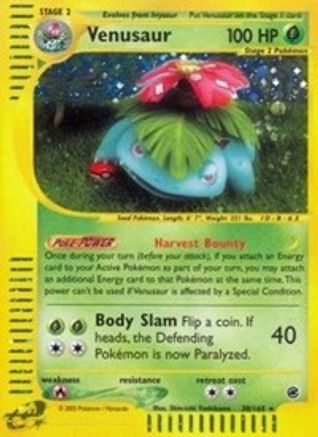 Venusaur (30/165) [Expedition] Holofoil - Holo Rare
