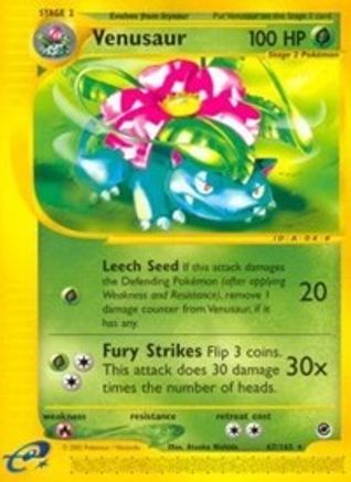 Venusaur (67/165) [Expedition] Reverse Holofoil - Rare