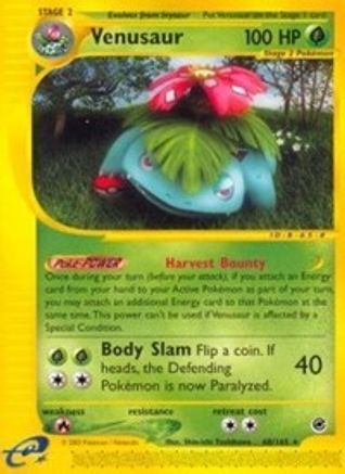 Venusaur (68/165) [Expedition] Reverse Holofoil - Rare