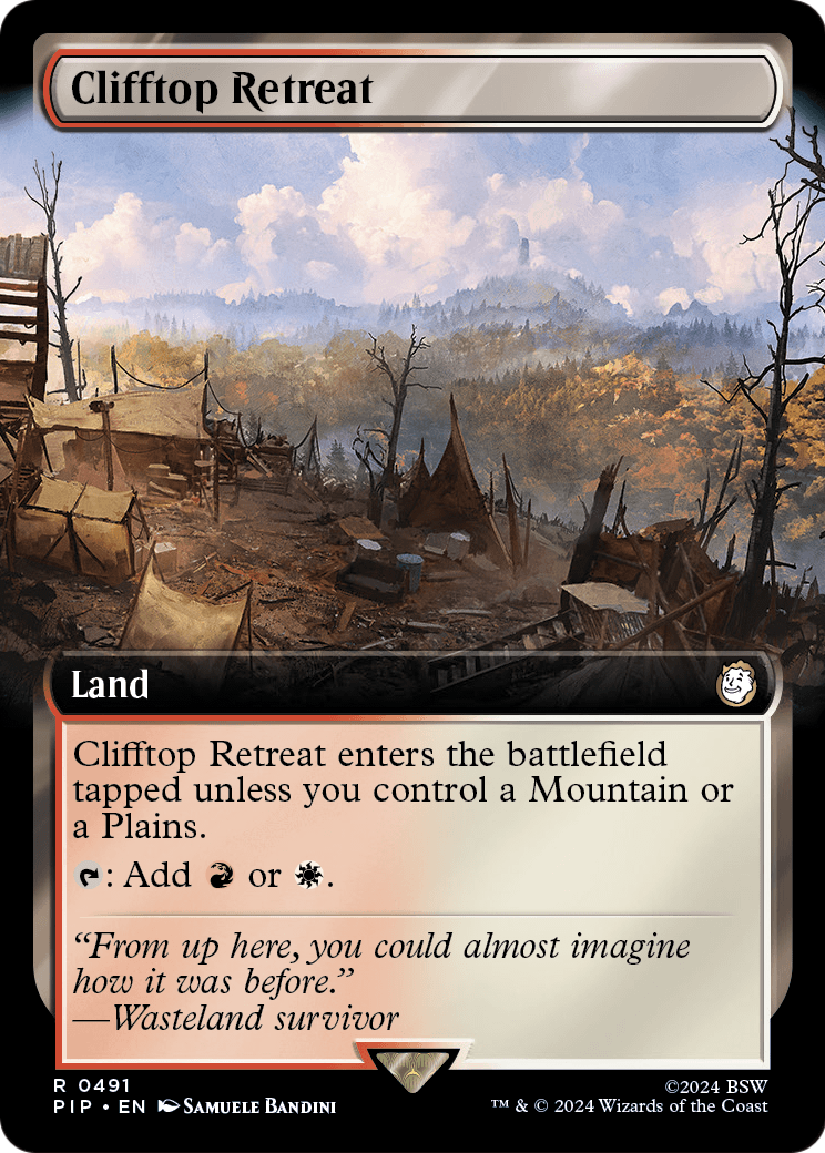 Clifftop Retreat (Extended Art) (PIP-491) [Fallout] Foil