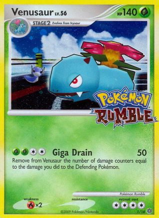 Venusaur (1/16) [Rumble] Holofoil - Promo