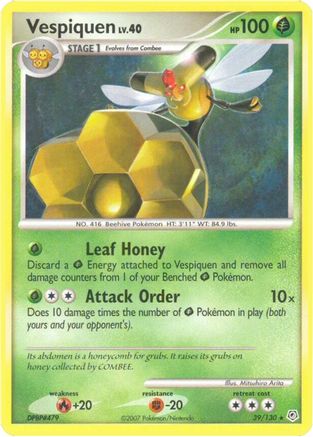 Vespiquen (39/130) [Diamond and Pearl] Reverse Holofoil - Rare