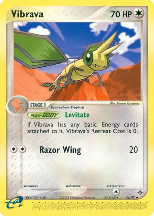 Vibrava (46/097) [Dragon] Reverse Holofoil - Uncommon
