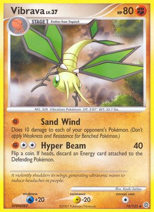 Vibrava (74/132) [Secret Wonders] Reverse Holofoil - Uncommon