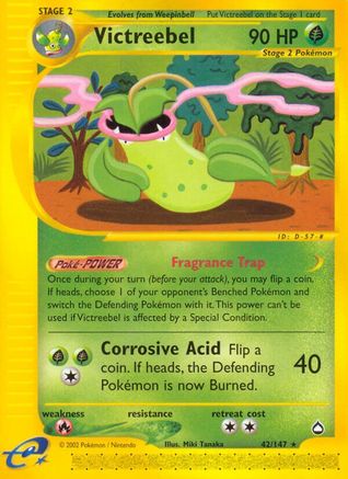 Victreebel (42/147) [Aquapolis] Reverse Holofoil - Rare