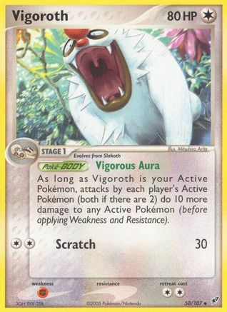 Vigoroth (50/107) [Deoxys] - Uncommon