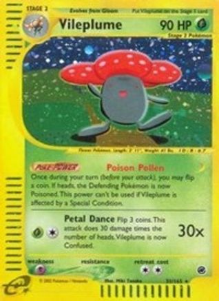 Vileplume (31/165) [Expedition] Reverse Holofoil - Holo Rare