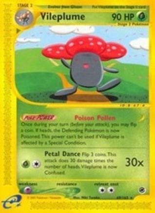 Vileplume (069/165) [Expedition] Reverse Holofoil - Rare
