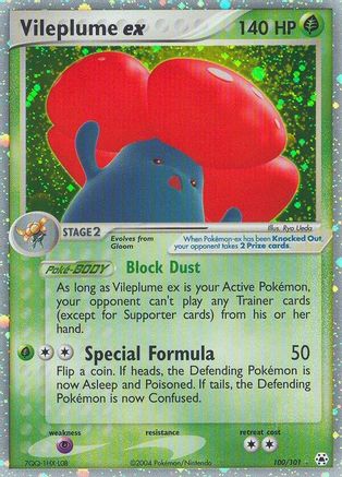 Vileplume ex (100/101) [Hidden Legends] Holofoil - Ultra Rare