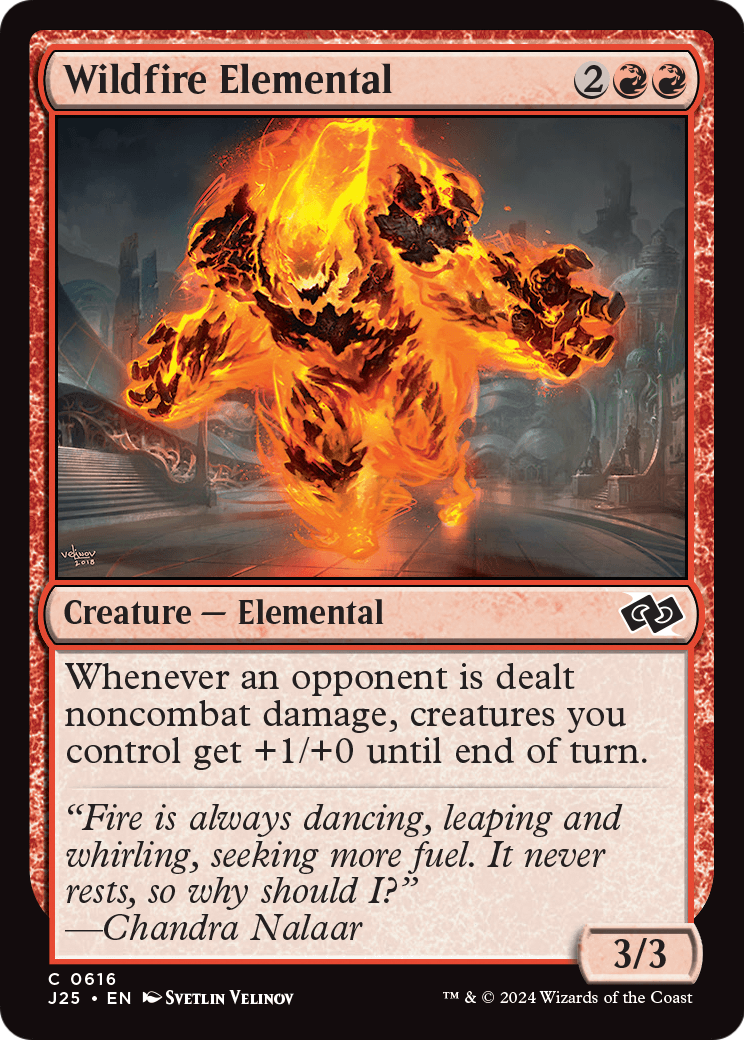 Wildfire Elemental (J25-616) [Foundations Jumpstart]