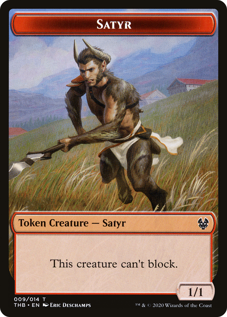 Satyr Token (THB-009) [Theros Beyond Death Tokens]