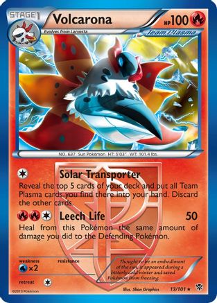 Volcarona (Team Plasma) (13/101) [Plasma Blast] - Rare