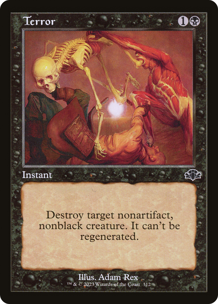 Terror (Retro Frame) (DMR-312) [Dominaria Remastered]