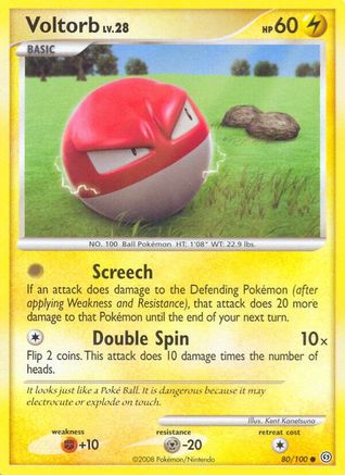 Voltorb (80/100) [Stormfront] - Common