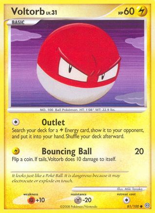 Voltorb (81/100) [Stormfront] Reverse Holofoil - Common