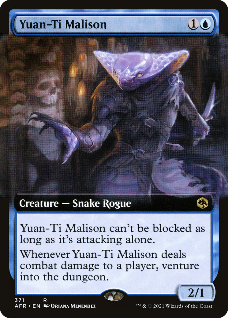 Yuan-Ti Malison (Extended Art) (AFR-371) [Adventures in the Forgotten Realms]