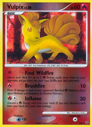 Vulpix (Shiny) (SH6/127) [Platinum] Reverse Holofoil - Shiny Holo Rare