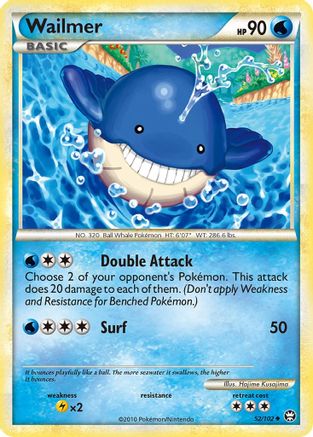 Wailmer (52/102) [Triumphant] Reverse Holofoil - Uncommon