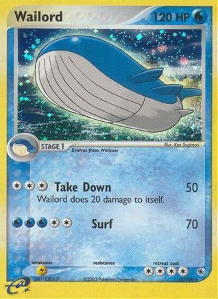 Wailord (14/109) [Ruby and Sapphire] Holofoil - Holo Rare