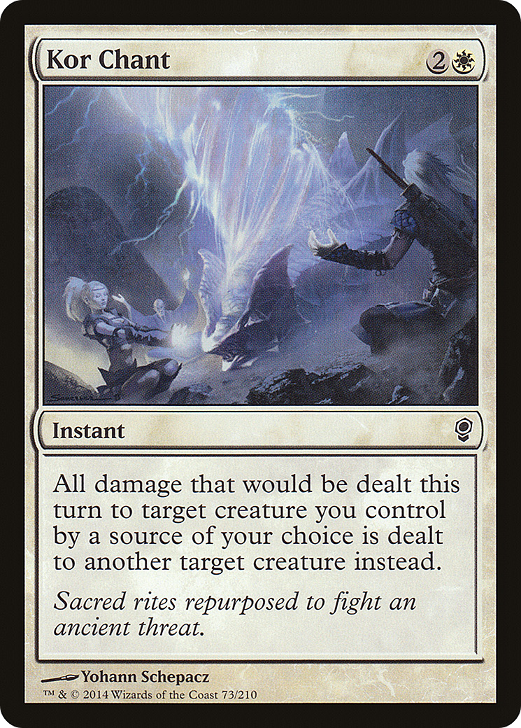 Kor Chant (CNS-073) [Conspiracy] Foil