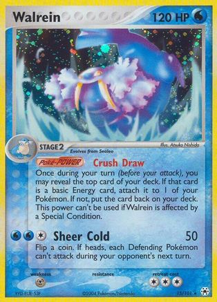 Walrein (15/101) [Hidden Legends] Reverse Holofoil - Holo Rare