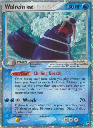 Walrein ex (99/108) [Power Keepers] Holofoil - Ultra Rare