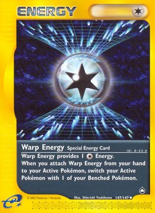Warp Energy (147/147) [Aquapolis] Reverse Holofoil - Uncommon