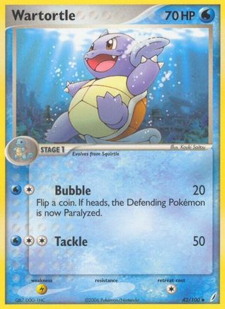 Wartortle (42/100) [Crystal Guardians] - Uncommon