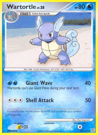 Wartortle (75/132) [Secret Wonders] - Uncommon
