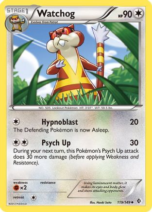 Watchog (119/149) [Boundaries Crossed] Reverse Holofoil - Uncommon