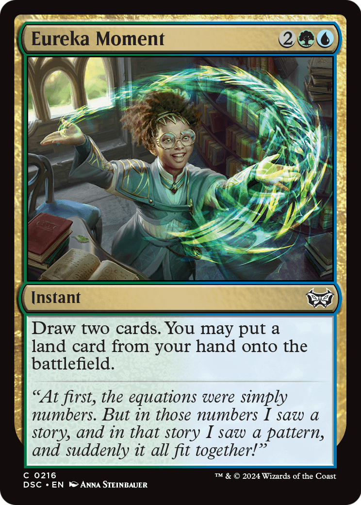 Eureka Moment (DSC-216) [Duskmourn: House of Horror Commander]