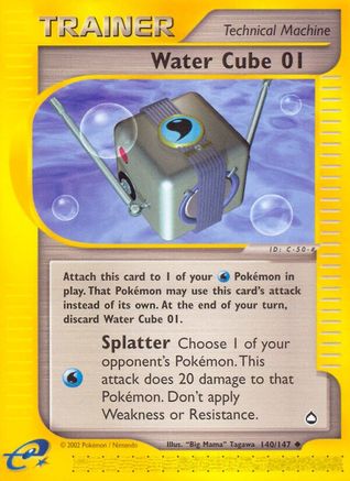 Water Cube (140/147) [Aquapolis] Reverse Holofoil - Uncommon