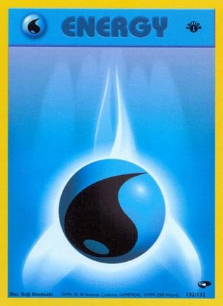 Water Energy (132/132) [Gym Challenge] 1st Edition - Common