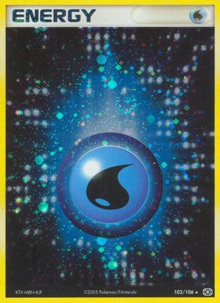 Water Energy (103/106) [Emerald] Holofoil - Holo Rare
