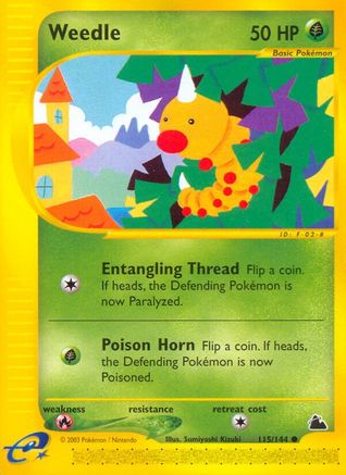 Weedle (115/144) [Skyridge] - Common