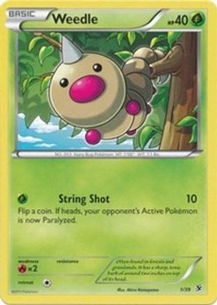 Weedle (1/39) [Kalos Starter Set] - Common