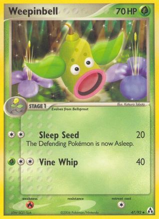 Weepinbell (47/92) [Legend Maker] - Uncommon