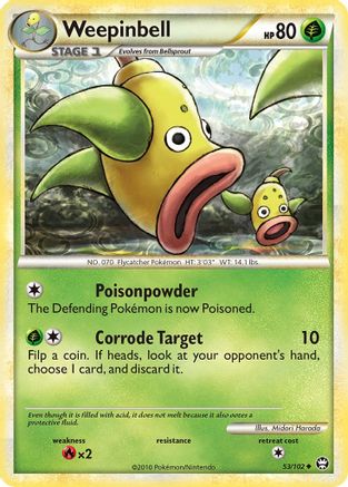 Weepinbell (53/102) [Triumphant] Reverse Holofoil - Uncommon