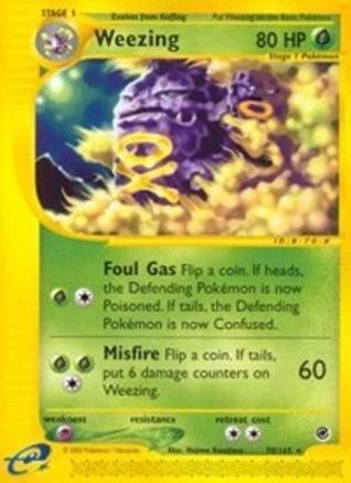 Weezing (070/165) [Expedition] - Rare