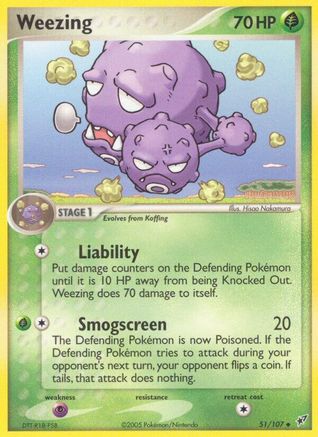 Weezing (51/107) [Deoxys] - Uncommon
