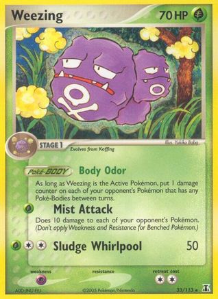 Weezing (033/113) [Delta Species] - Rare