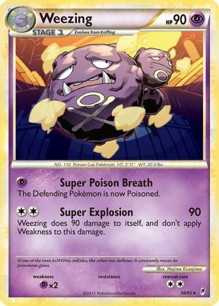 Weezing (38/95) [Call of Legends] - Rare