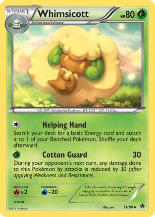 Whimsicott (11/98) [Emerging Powers] Reverse Holofoil - Uncommon